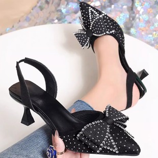 Women's New High Heel Sandals Pointed Toe Slim Heels