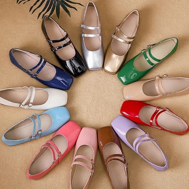 Big size Students bowknot single flat shoes 34-43 平底女单鞋图片