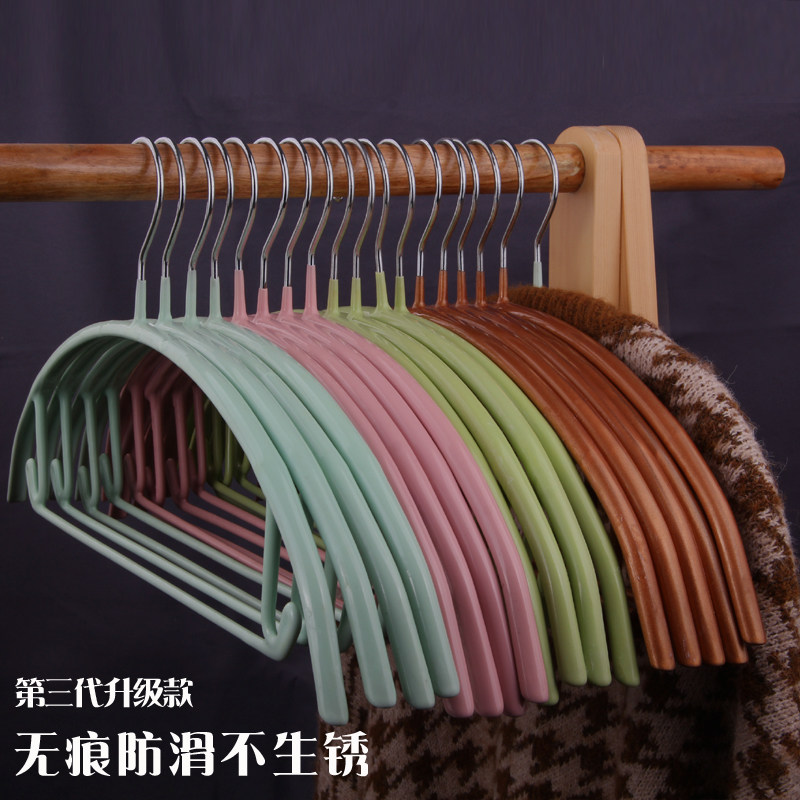 Dip coat hanger household Metal non-slip Coat hanger No trace adult Clothing support Stainless steel Hooks Hanging pants rack wholesalein the Storage consolidation , Wash clothing/Sun/Care Products , Hanger  category - from Buy2taobao.com to provide professional Taobao agent buy service