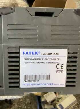 FATEK永宏PLC控制器FBs-60MAT2-AC，台湾制