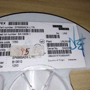 有95pcs 样品SP6669AEK 马来西亚