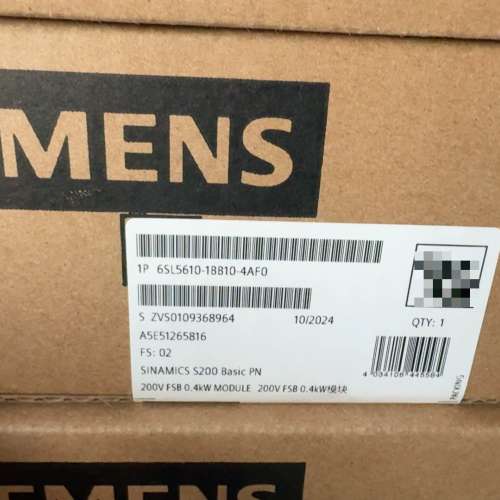 驱动器6SL5610-1BB10-4AF0，未拆封