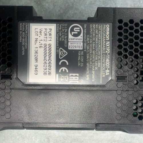 欧姆龙PLC。NX1P2-1140DT。实物拍摄带模块。一套