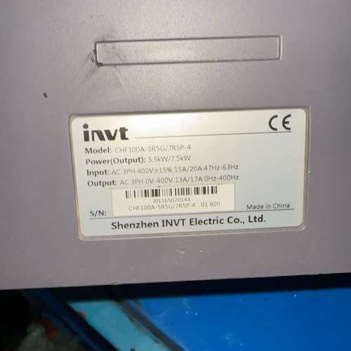 英威腾变频器CHF100A-5R5G/7R5P-4，5.5K