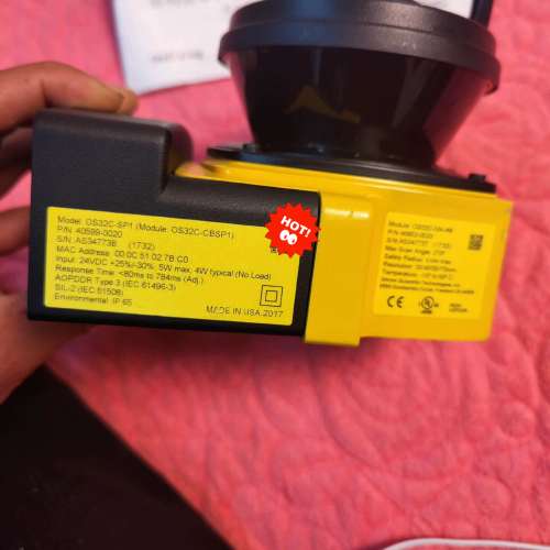 OS32C-SP1欧姆龙OS32C-SN-4M激光雷达扫描仪