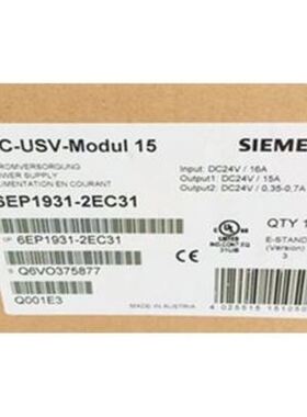 电源模块6EP1931-2EC21/2DC21/2FC426EP1931-2EC42/2EC31