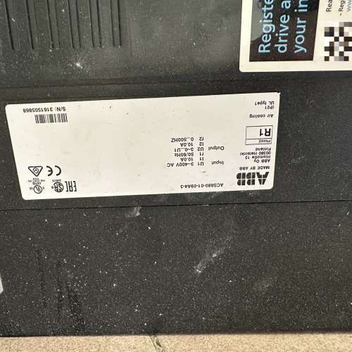 ABB变频器ACS880-01-09A4-3，拆机品，实物拍