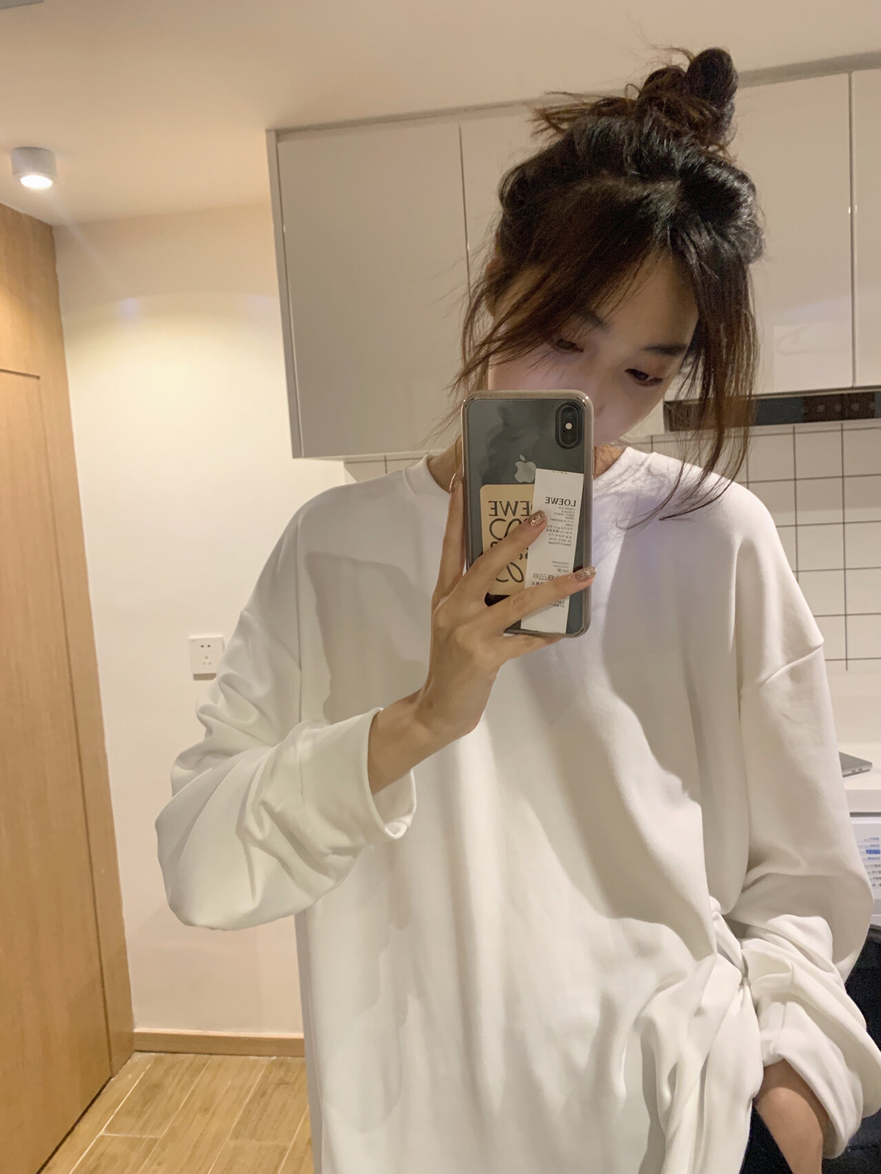 长袖女士纯棉长袖T恤宽松百搭