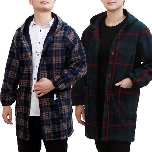 罩衣成人男士长袖女围裙绒面