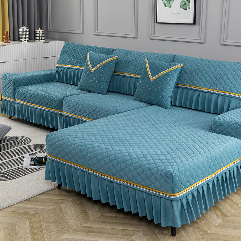 沙发垫防滑四季通用组合坐垫子简约欧式全包万能套装罩盖笠巾定u.