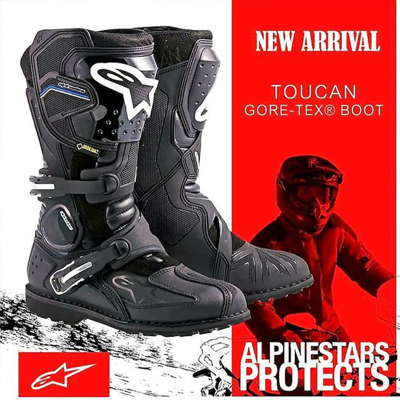 A星摩托车骑行靴防水靴