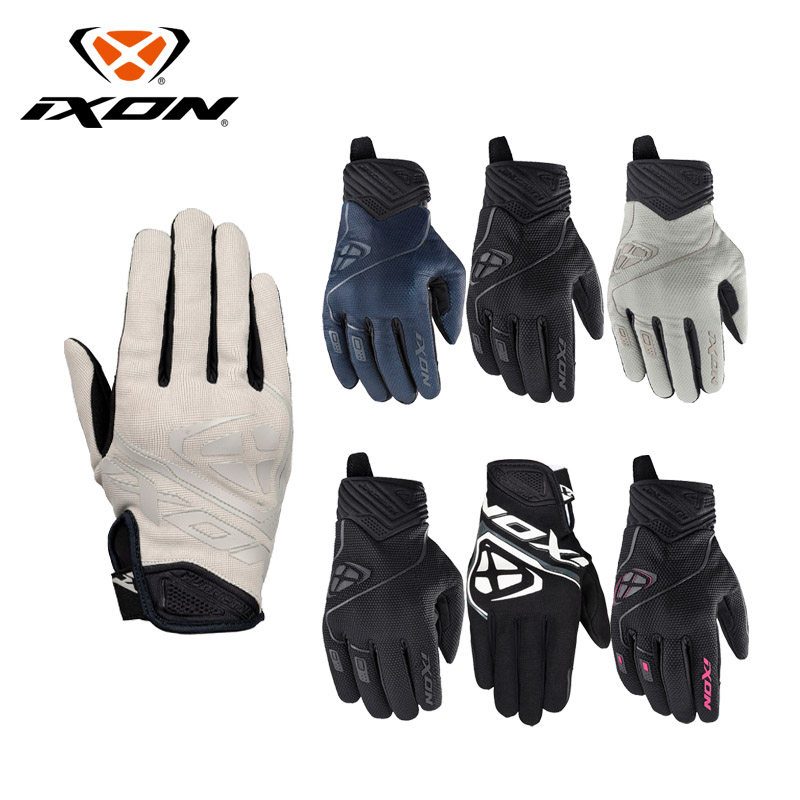 法国IXON飓风手套摩托车骑行手套春秋季防摔机车短款手套男女款