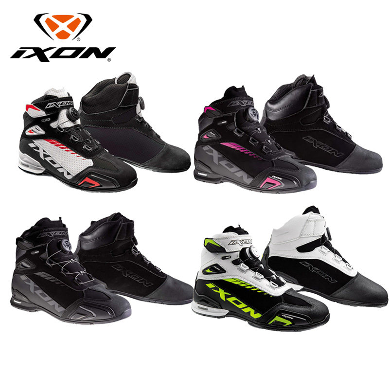 法国IXON摩托车骑行靴公牛机车靴骑行鞋防水旋扣鞋休闲鞋男女款