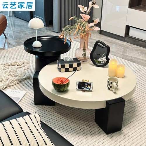 茶几客厅2024新款轻奢小户型法式