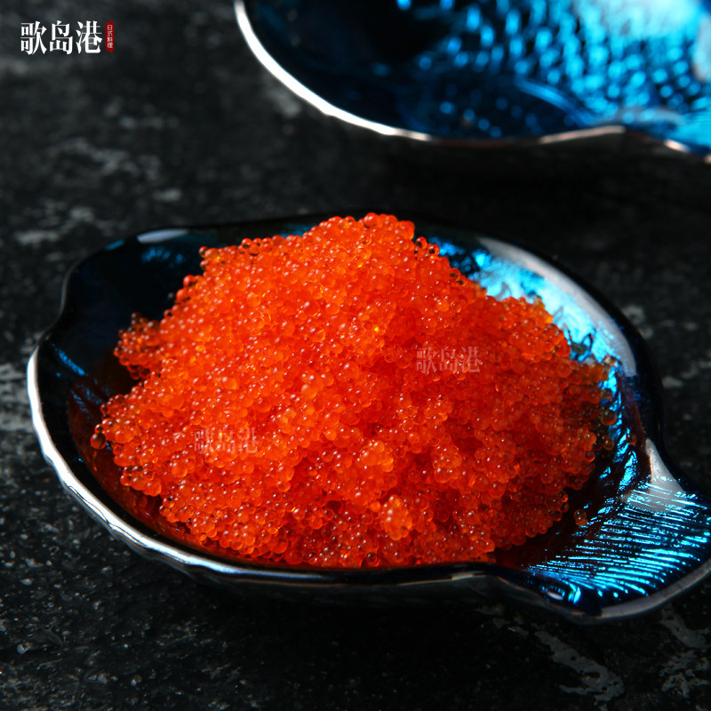 寿司专用飞鱼籽包饺子云吞即食蟹子蟹籽新鲜速冻声控红鱼子酱100g