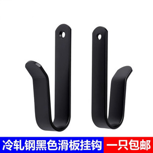 滑雪板墙挂钩悬挂壁支架木板支架存储雪板挂钩车库收纳金属挂架