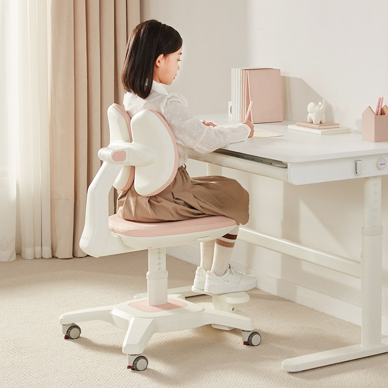 育才时刻追背儿童学习椅可升降椅子家用自动中小学生座椅写字桌椅