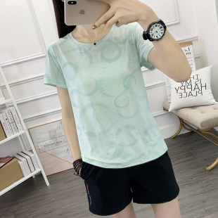 中考体育考试专用运动服套装夏女初三中学生中招体考跑步速干服装