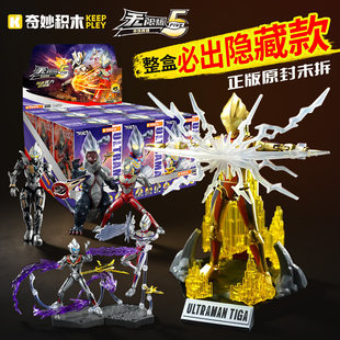 奇妙积木人奥特曼Zero无限版 模型男孩玩具礼物 第五弹致以辉煌拼装