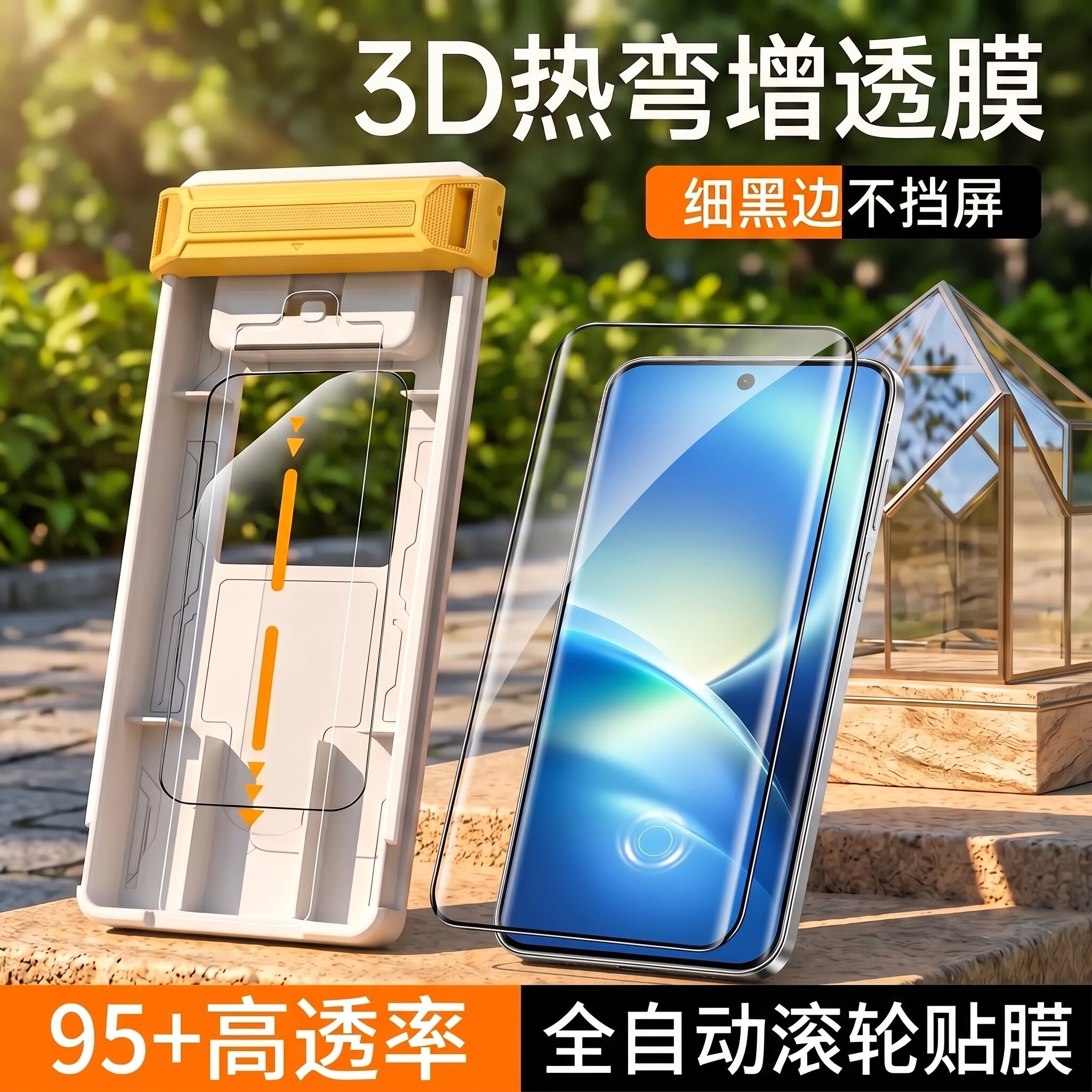 3D热弯95+高透率细黑边不遮挡