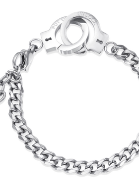 韩版情侣嘻哈风蹦迪潮男配饰手链