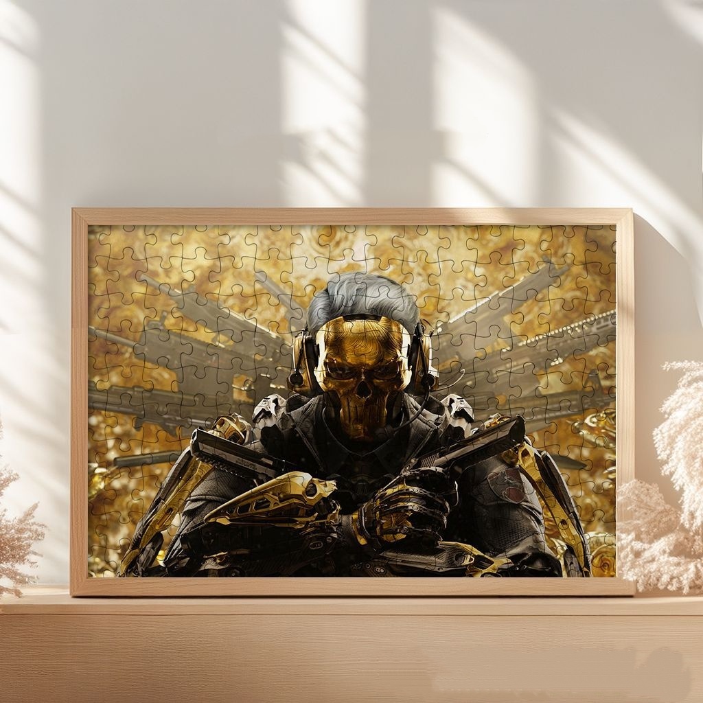 三角洲行动拼图木1000片手工diy礼物高品质游戏周边解压创意摆台