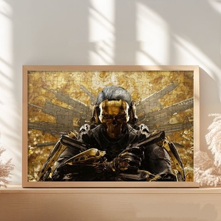 三角洲行动拼图木1000片手工diy礼物高品质游戏周边解压创意摆台