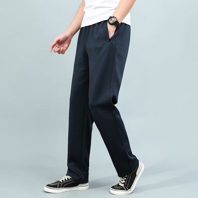 男女秋冬校服裤子高中学生藏青