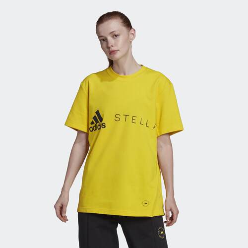 Adidas/阿迪达斯 女子 Stella McCartney 运动宽松短袖T恤 HI0902
