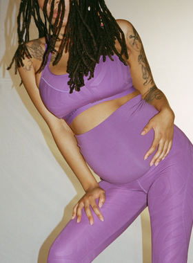 Adidas/阿迪达斯 女子MATERNITY YOGA TIGHTS系列运动长裤 HI6025