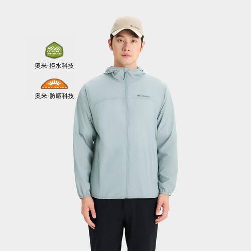 Columbia/哥伦比亚 男子防晒拒水轻薄户外皮肤衣 XE1978-461