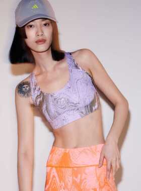 Adidas/阿迪达斯 女子 SMC 中强度速干运动健身内衣 IB5093