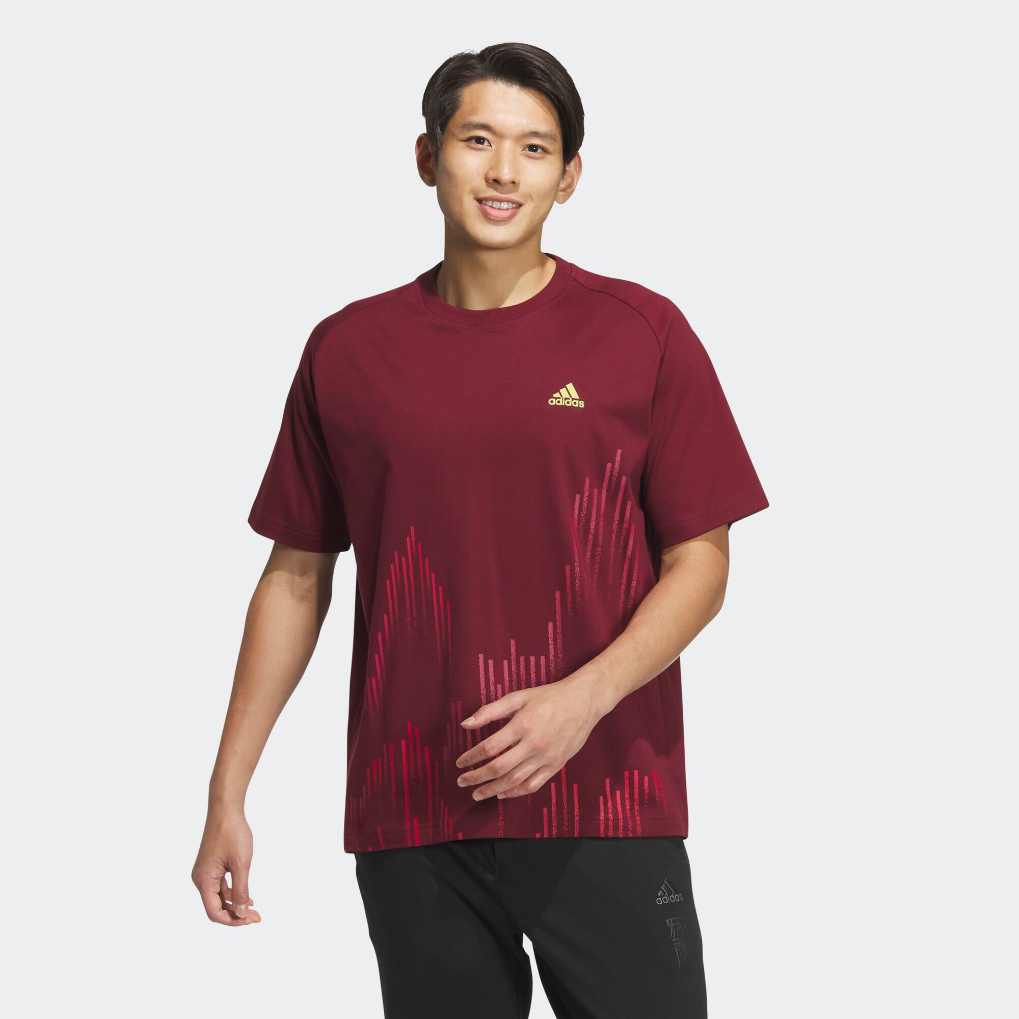 Adidas/阿迪达斯 男子艺术巨匠联名之李可染系列短袖T恤 JF0783