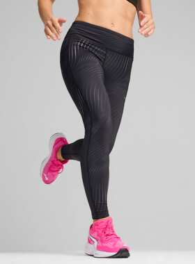 PUMA/彪马 女子跑步健身紧身裤透气运动长裤 525175