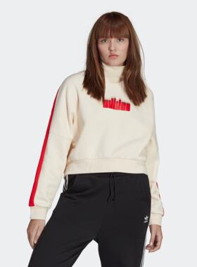 Adidas/阿迪达斯 女子SKI休闲运动长袖卫衣套头衫 IA3931 IA3932