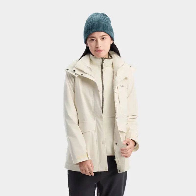 Columbia/哥伦比亚 女子户外防水抓绒内胆三合一冲锋衣XR9967-191