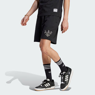 SHORTS Adidas 阿迪达斯 男子三叶草 HZ0699 毛圈布运动短裤