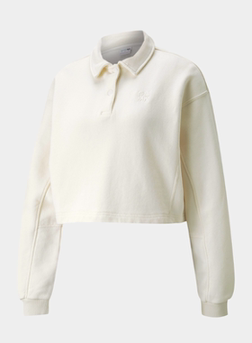 PUMA彪马 女子POLO领宽松休闲卫衣 INFUSE 533424