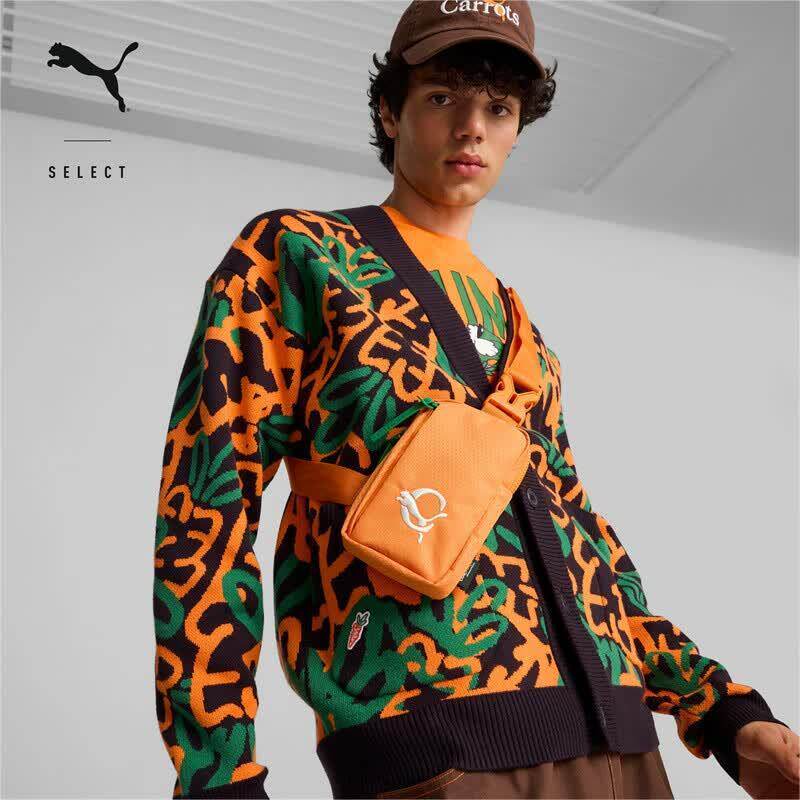PUMA/彪马 男女CARROTS联名款胡萝卜配色斜挎肩包  09091502