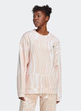 Adidas/阿迪达斯 女子 SMC 运动长袖圆领卫衣套头衫 HS0986