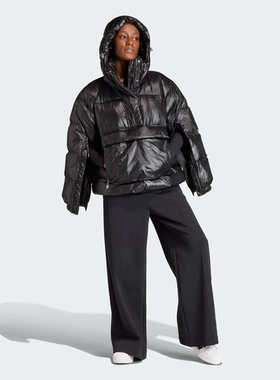 Adidas/阿迪达斯连帽短款女