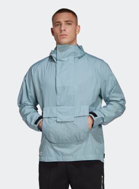Adidas/阿迪达斯 男子 TERREX 运动户外套头连帽夹克 HA7691