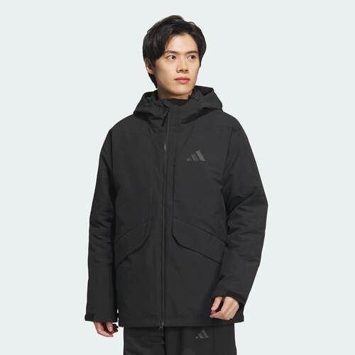 Adidas/阿迪达斯 男子保暖三合一鸭绒内胆600蓬羽绒服 JY4215