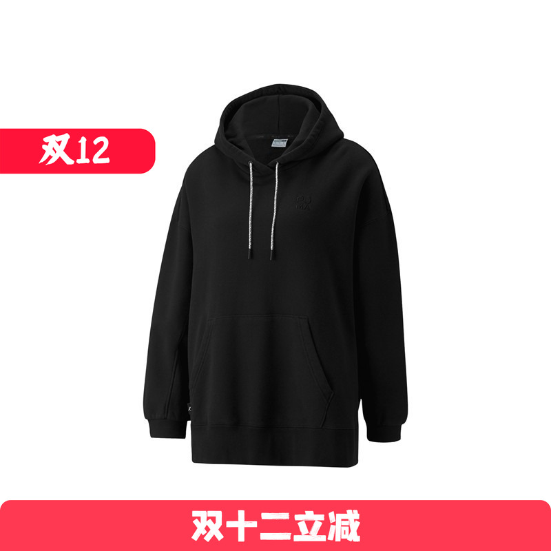 PUMA/彪马 女子INFUSE休闲复古刺绣连帽运动卫衣 533421