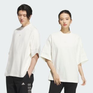 Adidas/阿迪达斯 男女同款运动休闲宽松短袖圆领T恤 JI6643