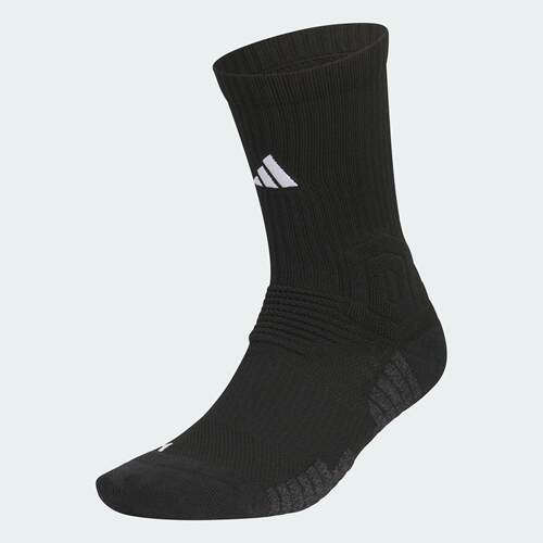 Adidas/阿迪达斯 男女缓震止滑立体足垫中帮篮球袜一双装 JP0132