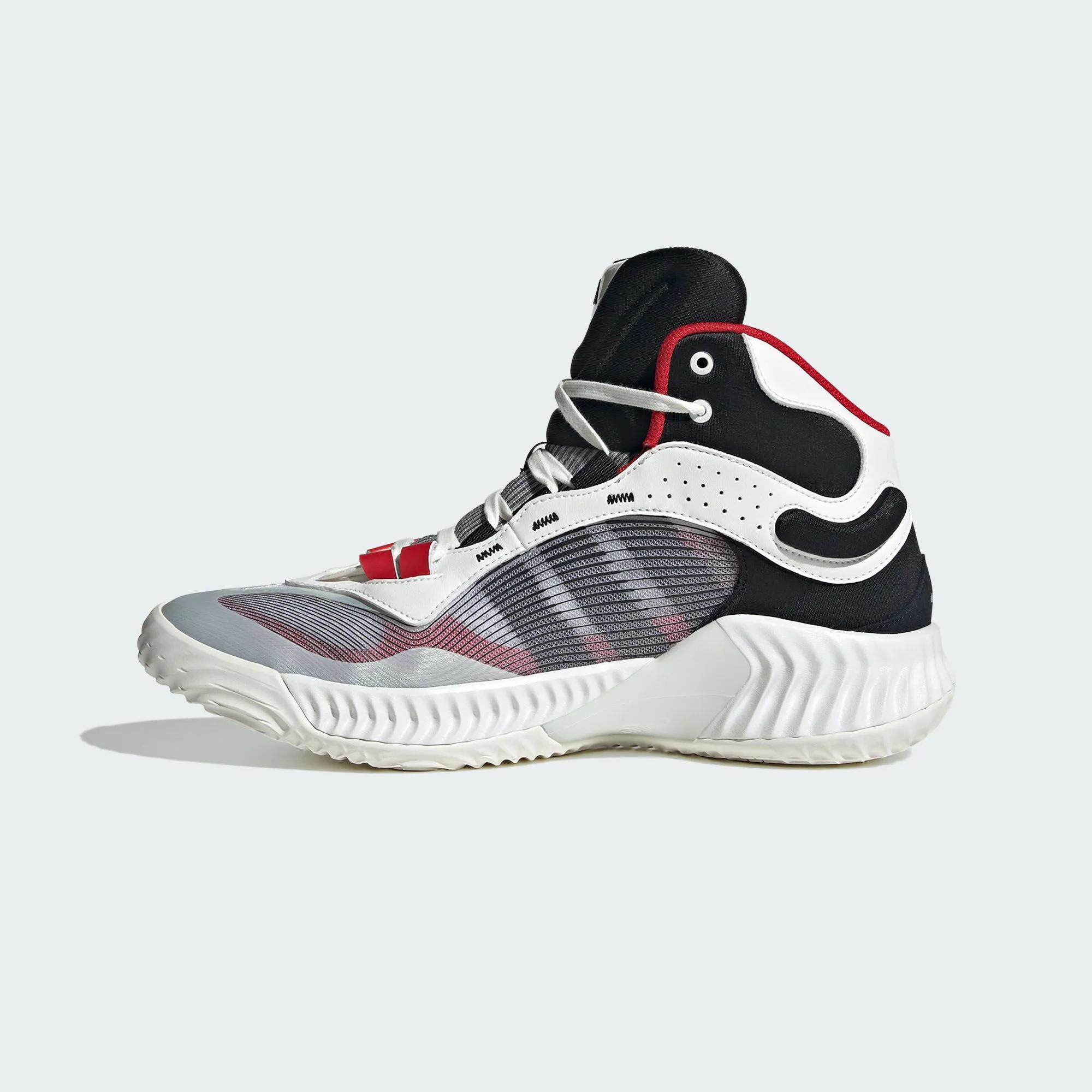Adidas/阿迪达斯 男子中高帮耐磨运动实战千丝甲篮球鞋 JH8078