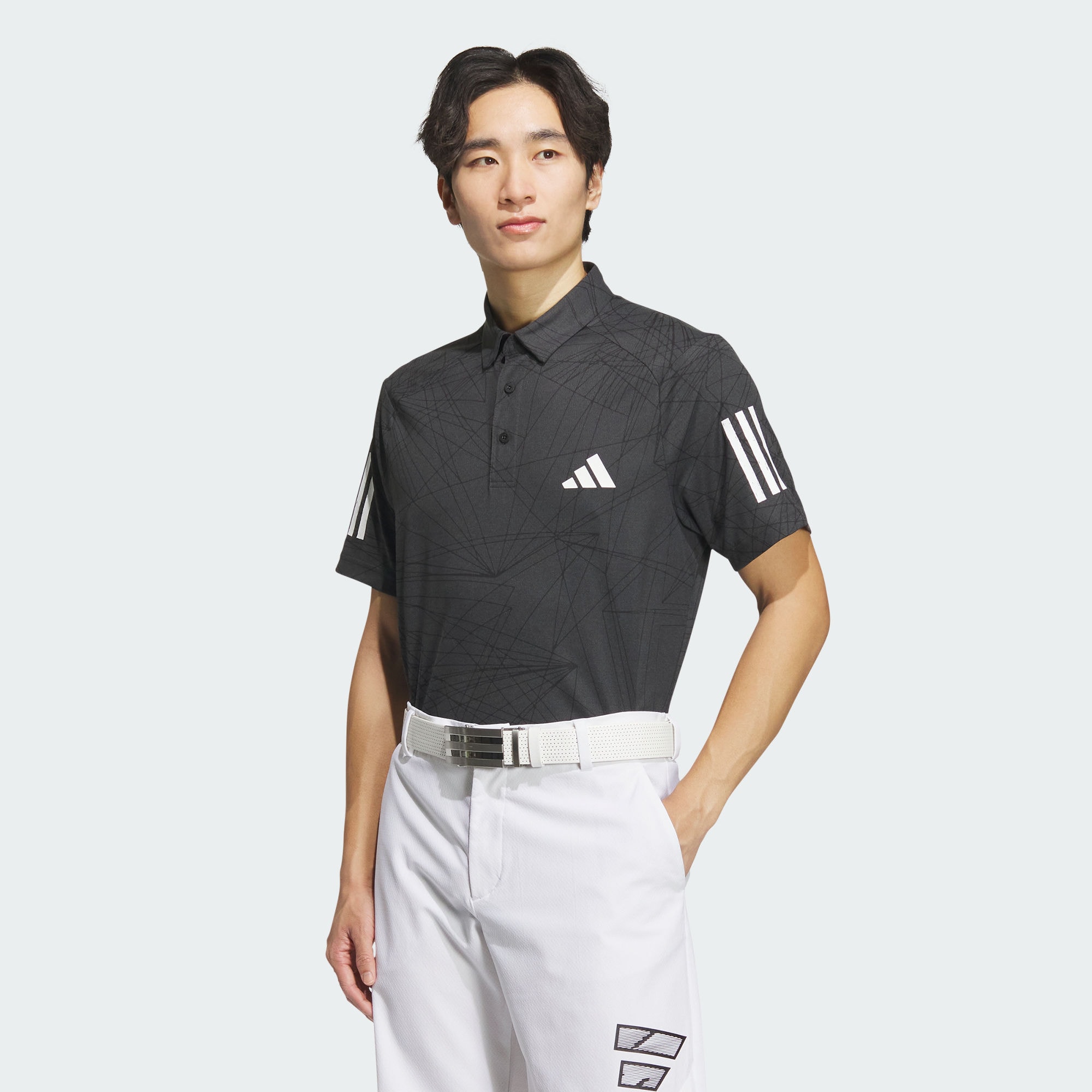 Adidas/阿迪达斯 男子高尔夫运动短袖翻领POLO衫 IN6600