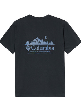 Columbia/哥伦比亚 男女同款户外速干运动短袖T恤 XE9809