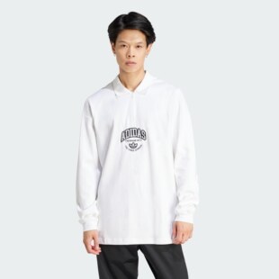 Adidas 男子三叶草运动长袖 POLO衫 IS2901 阿迪达斯